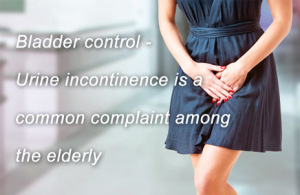 Bladder control - Urine incontinence is a common complaint among the elderly